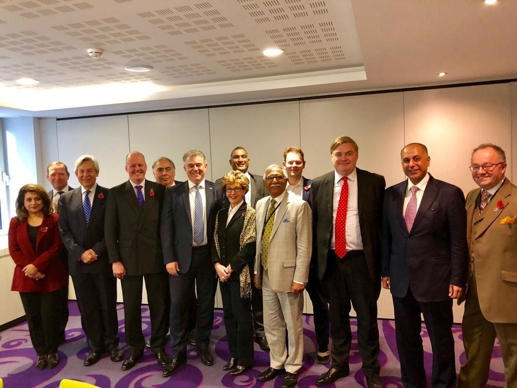 Amjad Bashir @AmjadBashirMEP · Nov 12, 2018 Proudly standing with eleven other Conservative colleague MEP’s and party chairman,  @BrandonLewis  -defending British interests whilst still in The European Union.