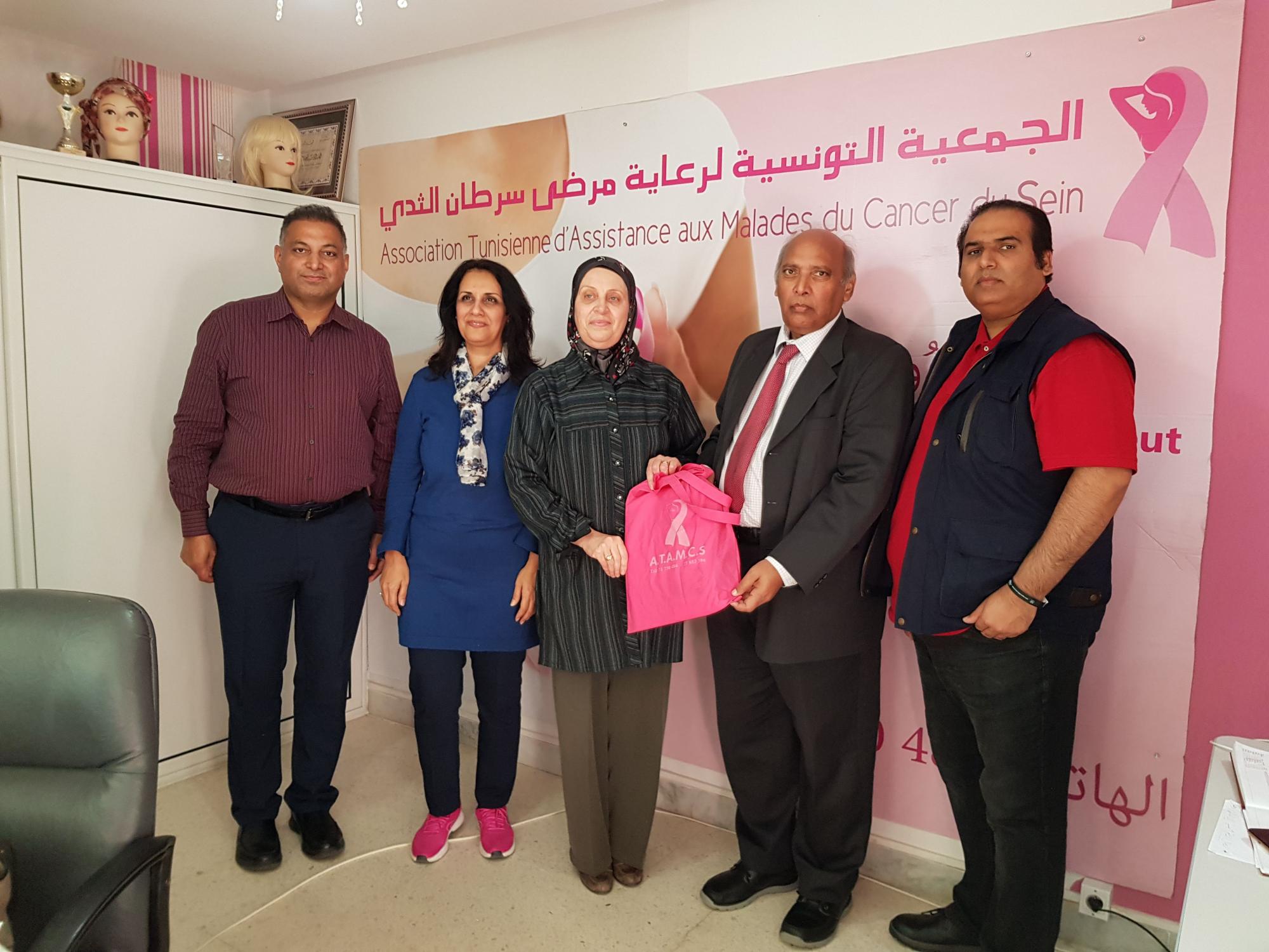 Ahmed Nizami in Tunisia Breast Cancer Association