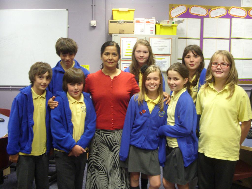 Flickr Yasmin Qureshi MP with Year Six students at Prestolee