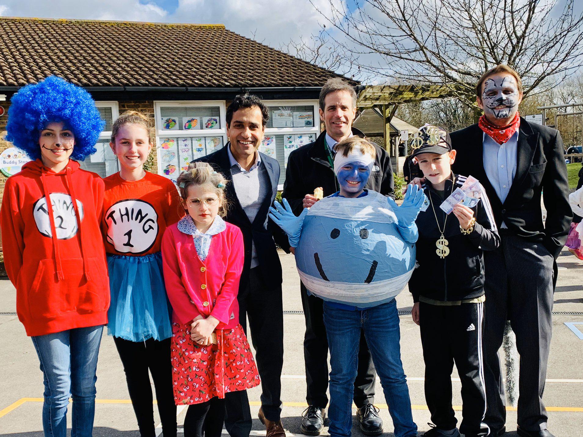 Great to visit Hempstead Schools Federation and catch up with Head Mr Cross & meet students taking part in #WorldBookDay2020 Thank you Mr Cross  and team for all the amazing work you are doing & great to hear about the ATLAS Partnership with Horsted & Park Wood Schools.