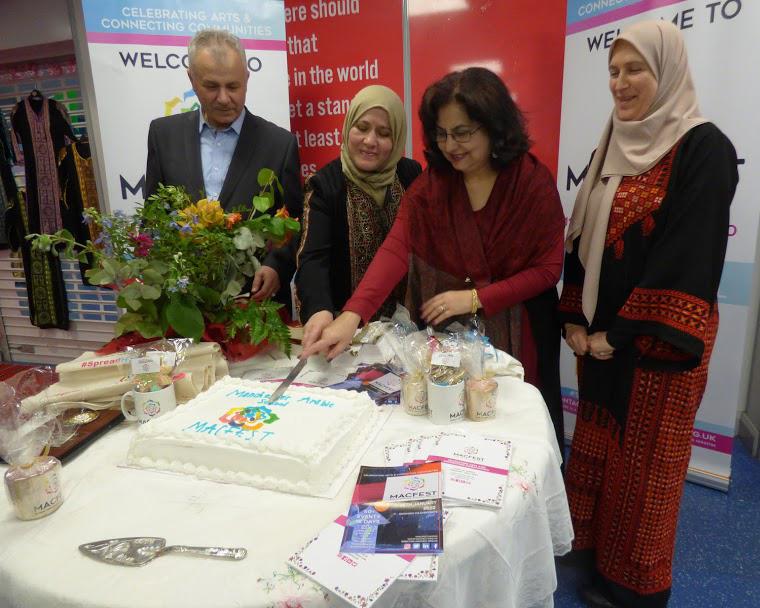 #MACFESTUK2020 celebrating #Palestinian #culture with #art displays, #music #dabka dance,lots of #Food Grt atmos