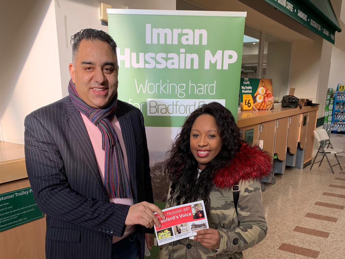 Imran Hussain MP @Imran_HussainMP Labour MP for Bradford East & Shadow Employment Rights and Protections Minister. For enquiries, please contact imran.hussain.mp@parliament.uk