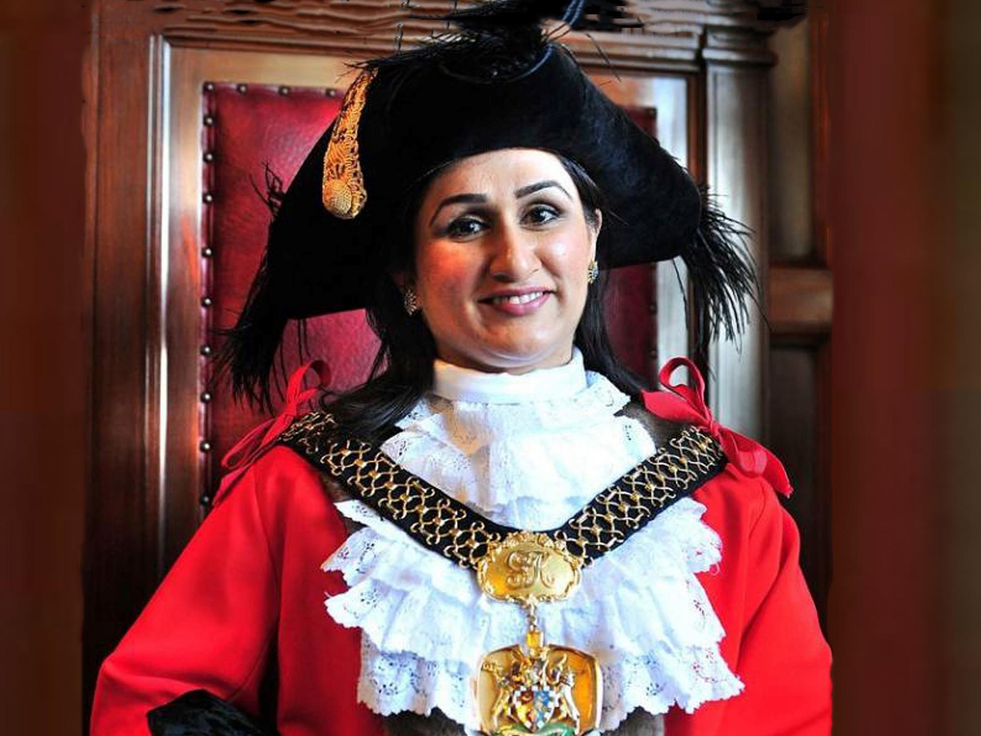 Naveeda Ikram, a Pakistani-born Briton, is the United Kingdom’s first lord mayor to be both Muslim and a woman