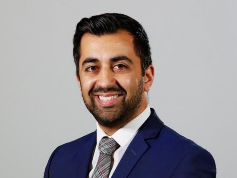 Humza Yousaf (born 7 April 1985) is a Scottish politician who is the Minister for Europe and International Development and a Scottish National Party Member of the Scottish Parliament for Glasgow. 